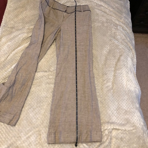 WHBM Brown Cream Tan Sand Pants - Picture 8 of 9